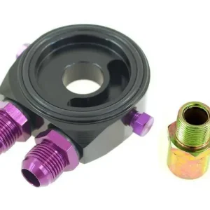Nowość Podstawka pod filtr oleju TurboWorks Black AN8