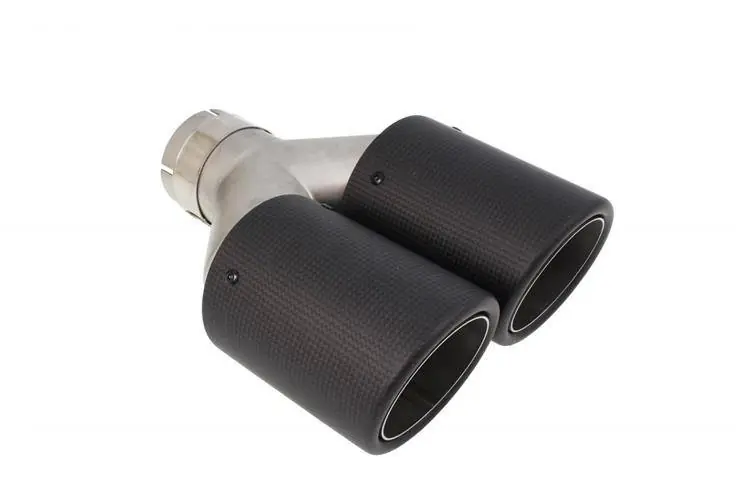 Podwójna Końcówka tłumika 2x89mm wejście 57mm (2.25 cala) Carbon XL Hit cenowy