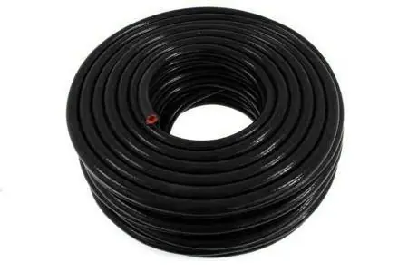 Przewód podciśnienia silikonowy zbrojony TurboWorks PRO Black 12mm Hit cenowy