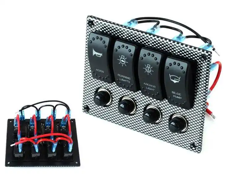 Przełączniki 12/24V x4 IP68 Ograniczona ilość