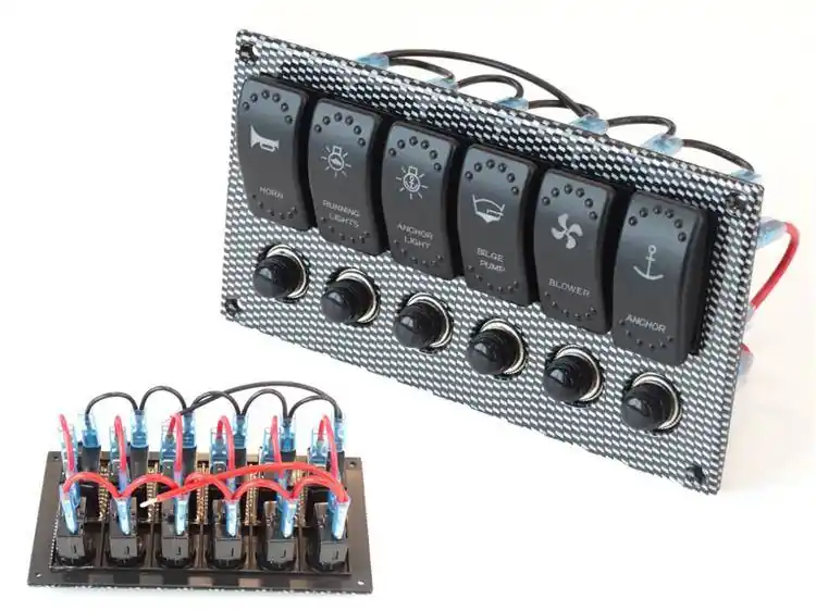 Przełączniki 12/24V x6 IP68 Cena promocyjna