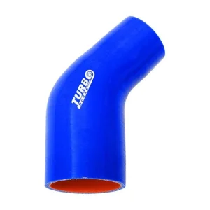 Promocja Redukcja silikonowa 45st TurboWorks Pro Niebieska 45-63mm