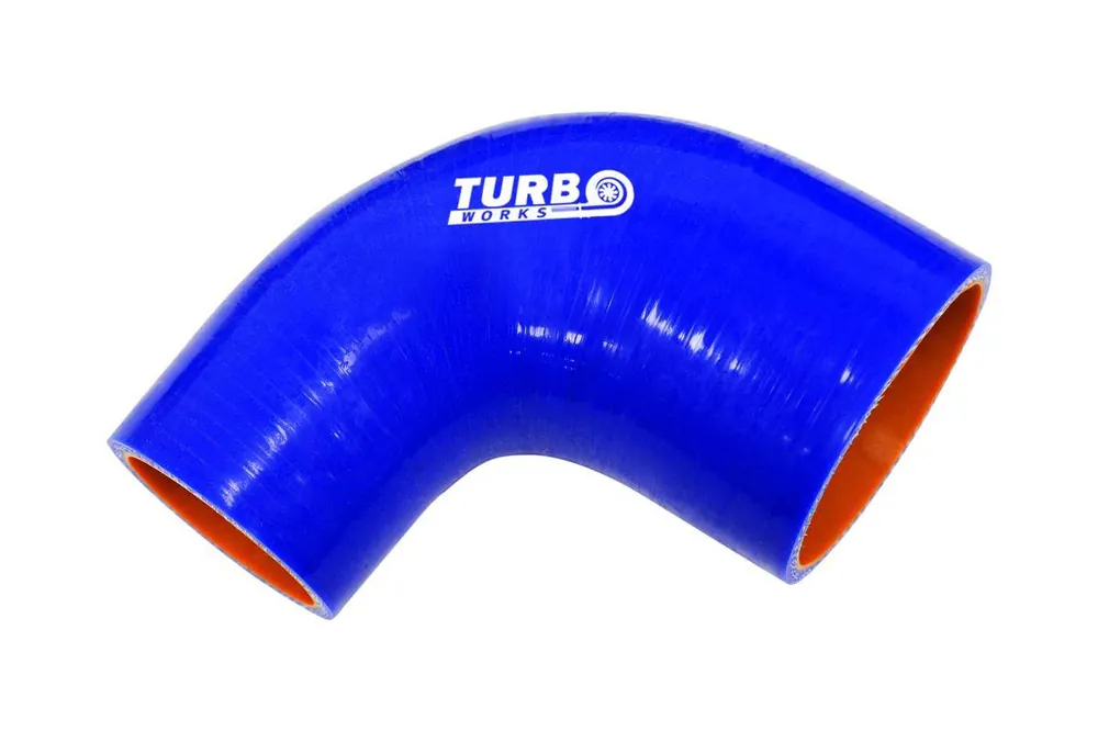 Redukcja silikonowa 90st TurboWorks Pro Niebieska 38-51mm Zniżka
