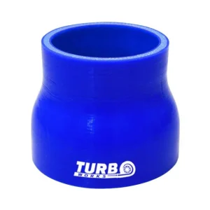 Hit cenowy Redukcja silikonowa prosta TurboWorks Niebieskie 67-73mm