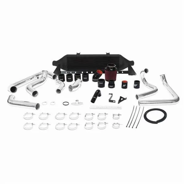 Łatwy zwrot Intercooler Mishimoto Subaru WRX 2008-2014 Front Mount Black + Piping Kit