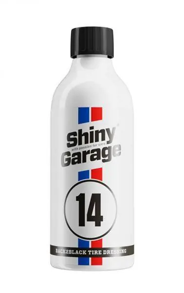 Wysoka jakość Shiny Garage Back2Black Polymer Tire Dressing 500ml (Dressing do opon)