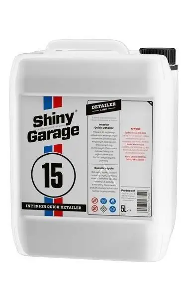 Bezpieczne zakupy Shiny Garage Interior Quick Detailer 5L (Detailer do wnętrza)