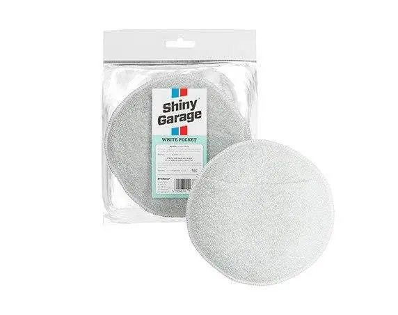 Shiny Garage White Pocekt Microfiber Applicator 13,5x3cm (Aplikator) Nie przegap