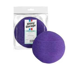 Shiny Garage White Purple Microfiber Applicator 13,5x3cm (Aplikator) Szybka wysyłka