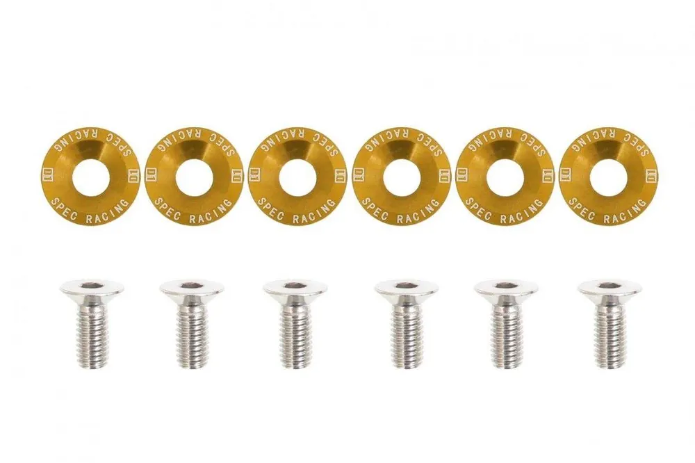 Śrubki ozdobne M8x1.25 15mm D1 Gold Ekspresowa dostawa