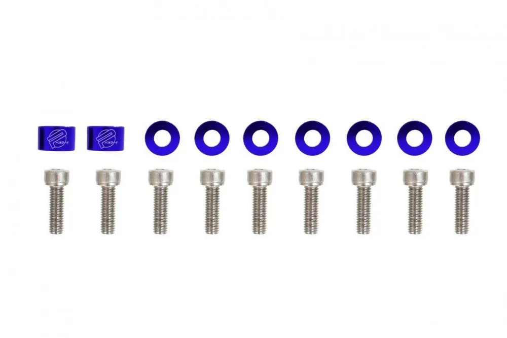 Śrubki ozdobne M8x1.25 25mm JDM Blue Bezpieczna płatność