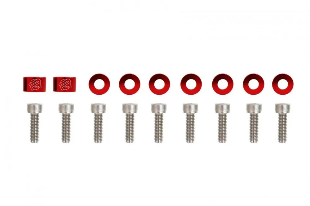 Śrubki ozdobne M8x1.25 25mm JDM Red Wyprzedaż