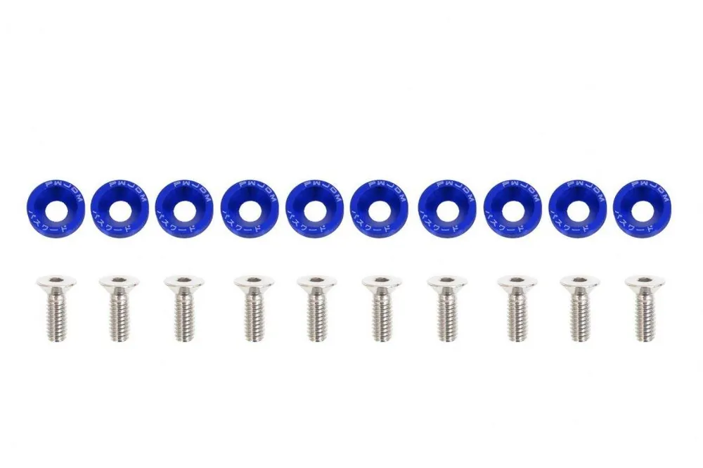 Śrubki ozdobne M6x1.0 15mm JDM Blue Ostatnie sztuki