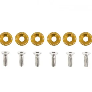 Zniżka Śrubki ozdobne M6x1.0 15mm D1 Gold