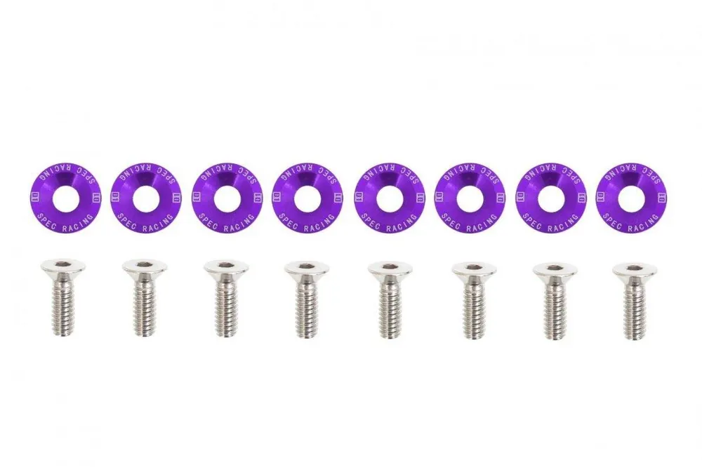 Nie przegap Śrubki ozdobne M6x1.0 15mm D1 Purple