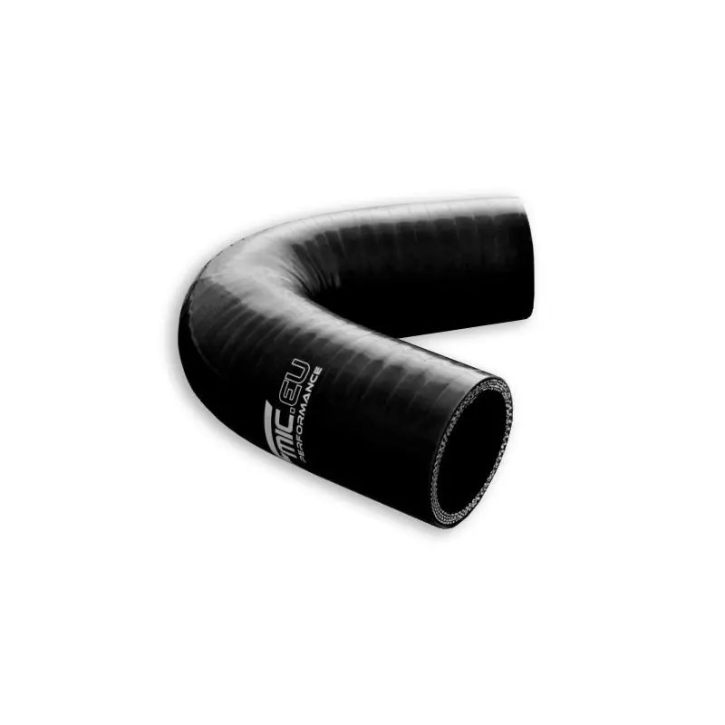 Kolanko silikonowe FMIC 135st 70mm Czarny Popularny
