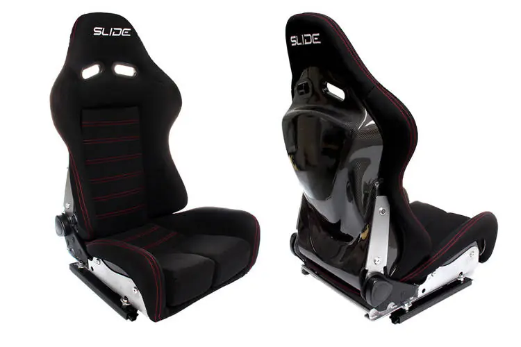 Zamów teraz Fotel sportowy SLIDE X3 carbon Black L