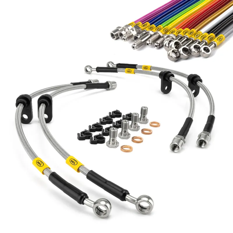Promocja Przewody hamulcowe HEL BMW 3 Series E46 320d 2.0 Touring Sport 2002-2005 stalowy oplot