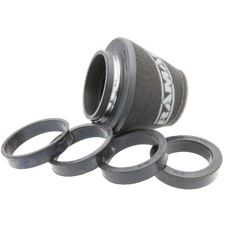 Piankowy filtr stożkowy Ramair 130mm / 70-90mm + redukcje CC-500-UNI Hit sprzedaży