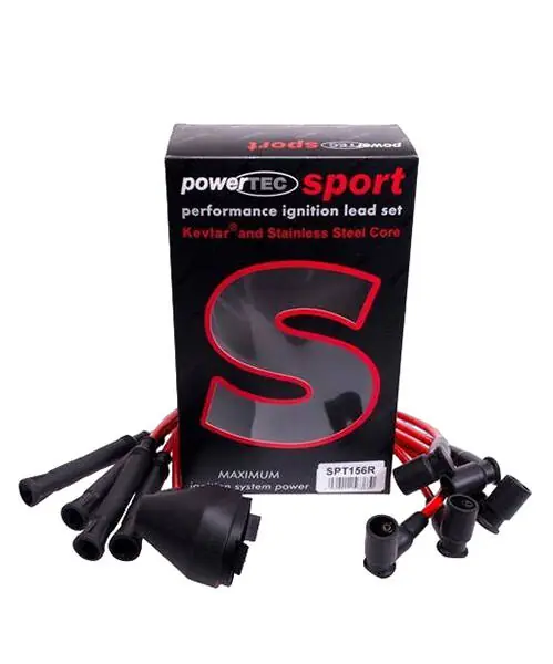 Przewody zapłonowe PowerTEC BMW 316I 318I 518I 87-94 Czerwone Wysoka jakość