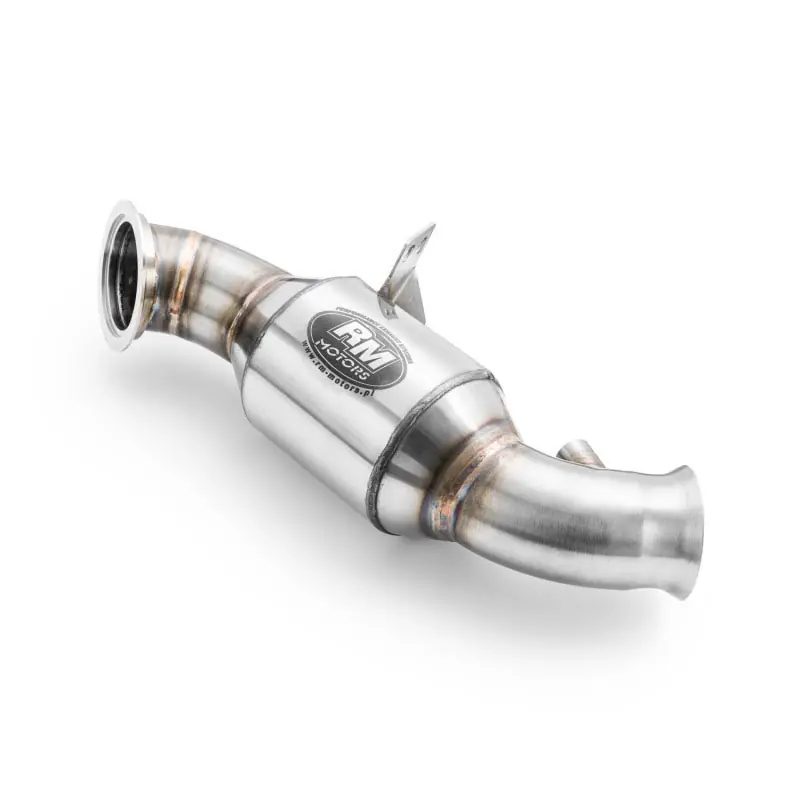 Promocja Downpipe Mercedes W205 C200 2.0 Turbo + katalizator Euro 4 200 cpsi 76 mm