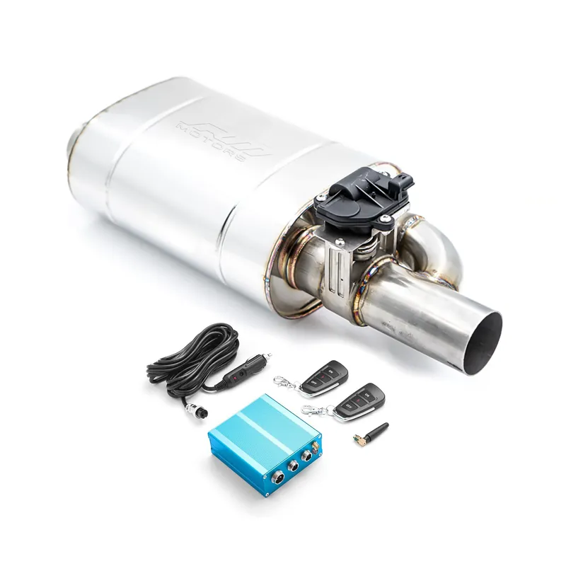Tłumik Przelotowy Z Zaworem Elektrycznym E300 300 mm 76 mm Prawa RM-Motors Dostępne od ręki