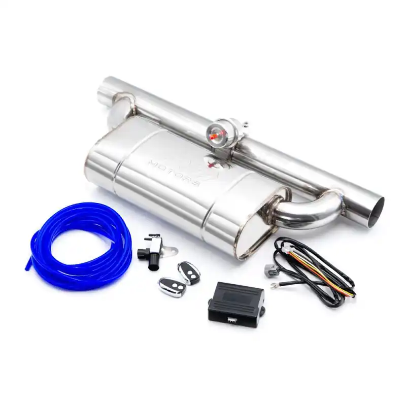 Aktywny tłumik z przepustnicą EMVP01 350mm 63,5 mm / 2,5 cala podciśnieniowy RM Motors Dodaj do koszyka