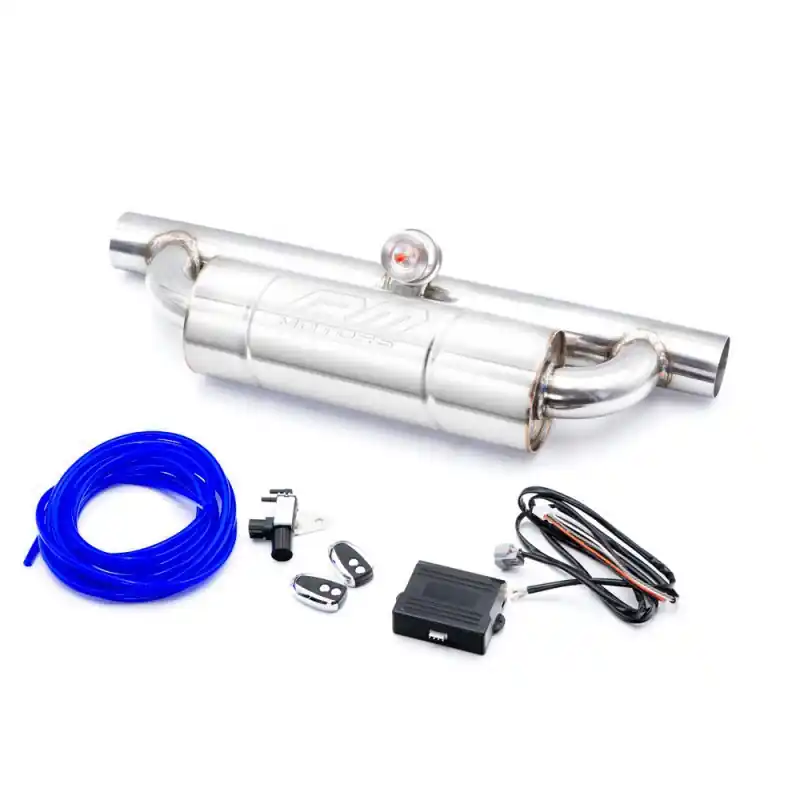 Aktywny tłumik z przepustnicą OVP01 dł. 350 mm wejście 63,5 mm / 2,5 cala podciśnieniowy RM Motors Oferta czasowa