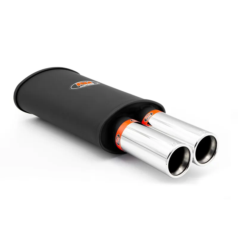 Ograniczona ilość Tłumik końcowy RM212 dł. 330 mm wejście 2x50 mm / 2x2 cale RM Motors