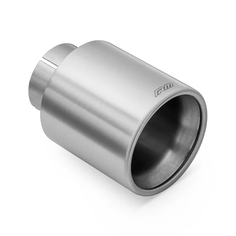 Zamów teraz Końcówka wydechu Nierdzewna 101 mm montaż 63,5 mm (2.5 cala) satynowa prosta RM Motors