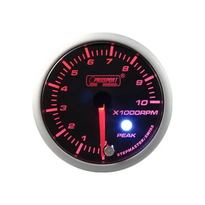 Cena promocyjna Wskaźnik Prosport Obrotomierz Stepper Motor Peak 52mm Amber