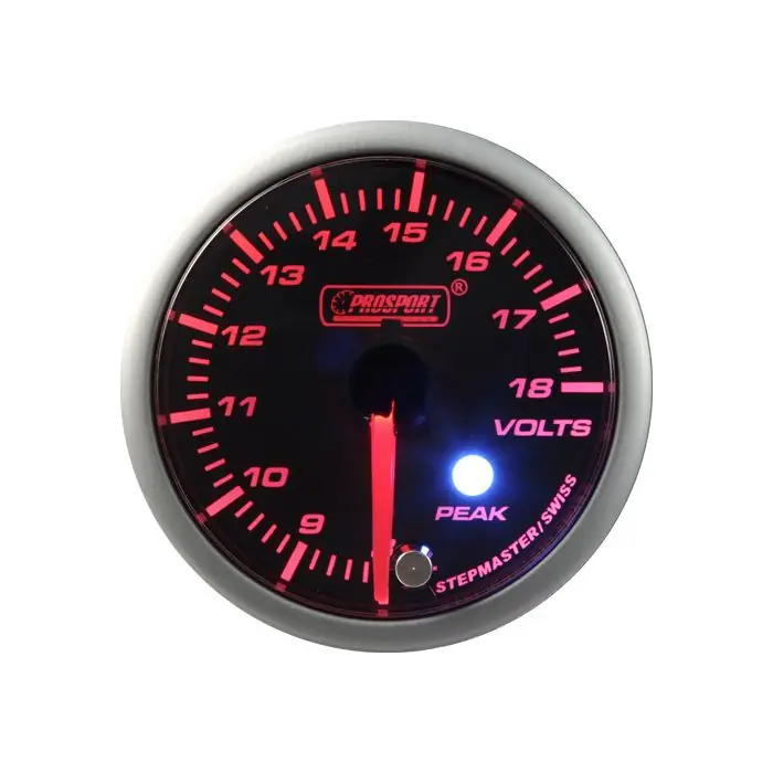 Bezpieczne zakupy Wskaźnik Prosport Napięcie Stepper Motor Peak 52mm Amber