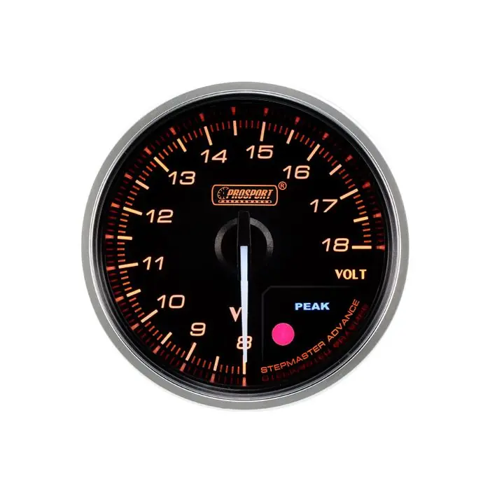 Wybór klientów Wskaźnik Prosport Premium Napięcie 52mm Amber