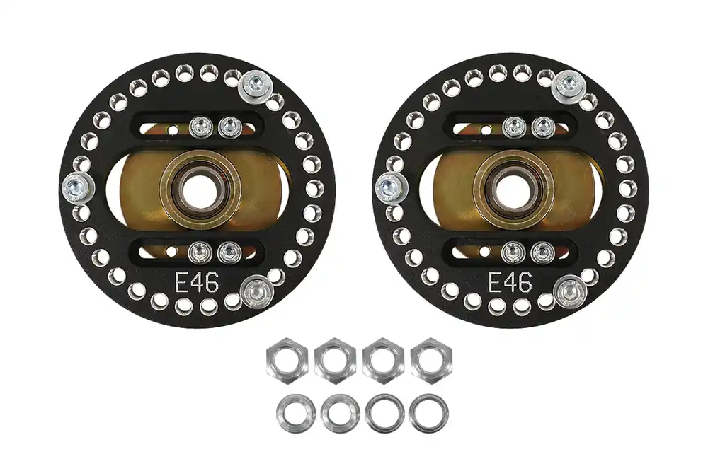 Najlepsza cena Camber plates BMW E46 E39 E31 3D Drift KJS Gwint