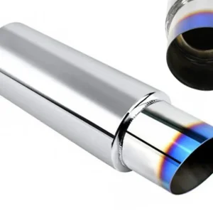 Darmowy zwrot Tłumik Końcowy TurboWorks 89mm wejście 70mm (2.75 cala) Burn