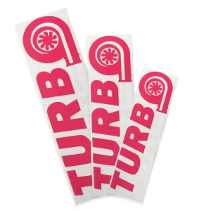 Hit cenowy Naklejka TurboWorks Fioletowo-Biała 25cm
