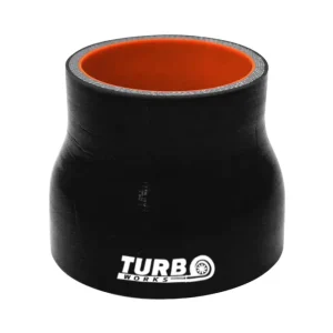 Redukcja silikonowa prosta TurboWorks Pro Czarna 80-102mm Bezpieczne zakupy