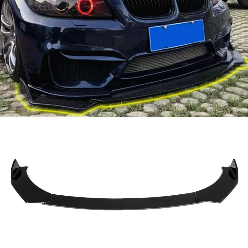 Uniwersalny splitter dokładka BMW Czarny Połysk V21 Nowość