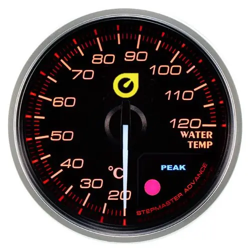 Dodaj do koszyka Wskaźnik New Auto Gauge temperatura wody 60mm bursztynowy
