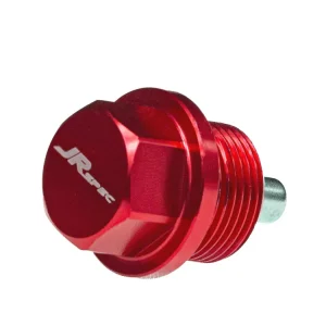 Wysoka jakość Magnetyczny korek spływu oleju JRspec M14x1.5 Audi, Ford, Jaguar, Land Rover, Volvo Czerwony