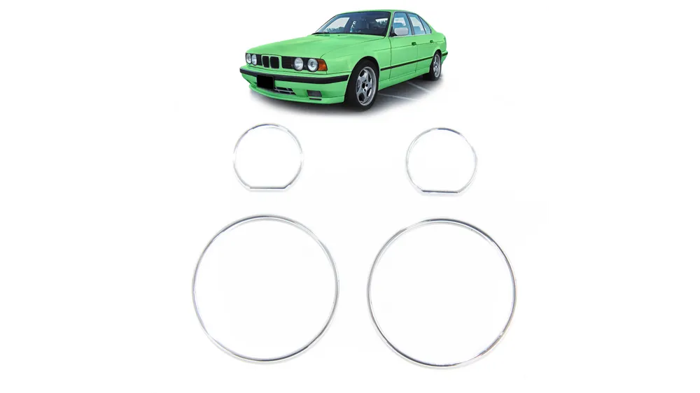 Sprawdź teraz Dekory deski rozdzielczej Chrome BMW 5 E34 1989-1995