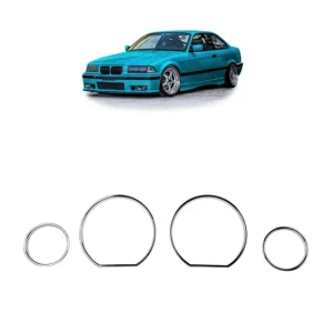 Tylko dziś Dekory deski rozdzielczej Chrome BMW 3 E36 Compact 1990-1999