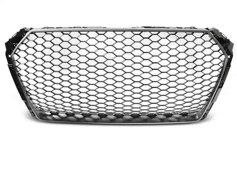 Grill Atrapa SPORT Matowy GRAY SILVER AUDI A4 B9 15-19 Bestseller