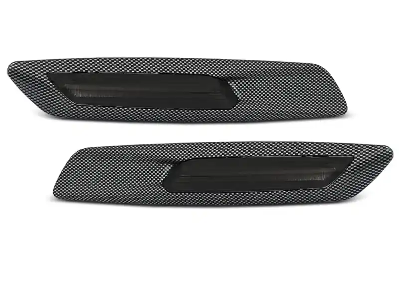 Boczne kierunkowskazy SMOKE LED CARBON F10 STYLE BMW E60/ E90/ E92/ E82 Bezpieczne zakupy