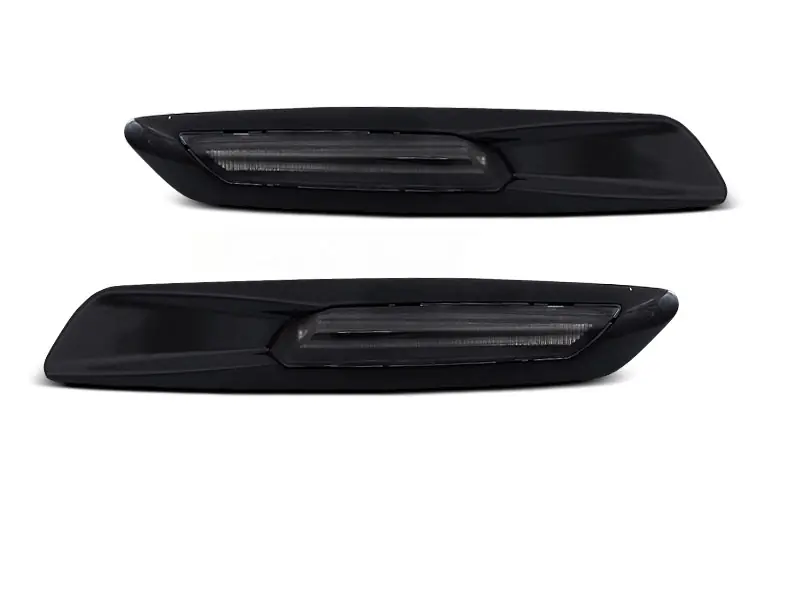 Darmowy zwrot Boczne kierunkowskazy SMOKE GLOSSY BLACK LED F10 STYLE BMW E60/ E90/ E92/ E82