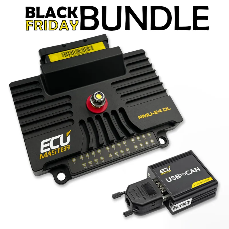 Zestaw BlackFriday ECUMASTER PMU-24 DL + Moduł USB to CAN Tylko dziś