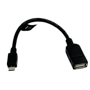 Wybór klientów Ecumaster Kabel AA0035 OTG USB 2.0 USB A gniazdo USB B micro wtyk 0,2m czarny