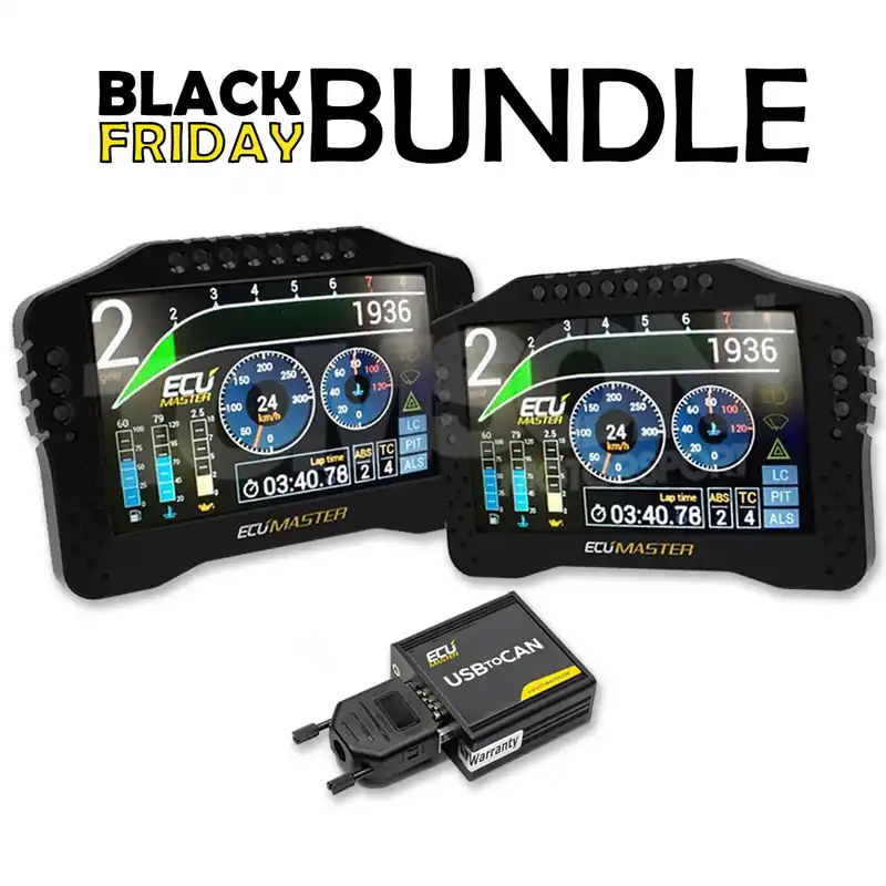 Hit sprzedaży Zestaw BlackFriday ECUMASTER ADU 7 AS Display + Moduł USB to CAN