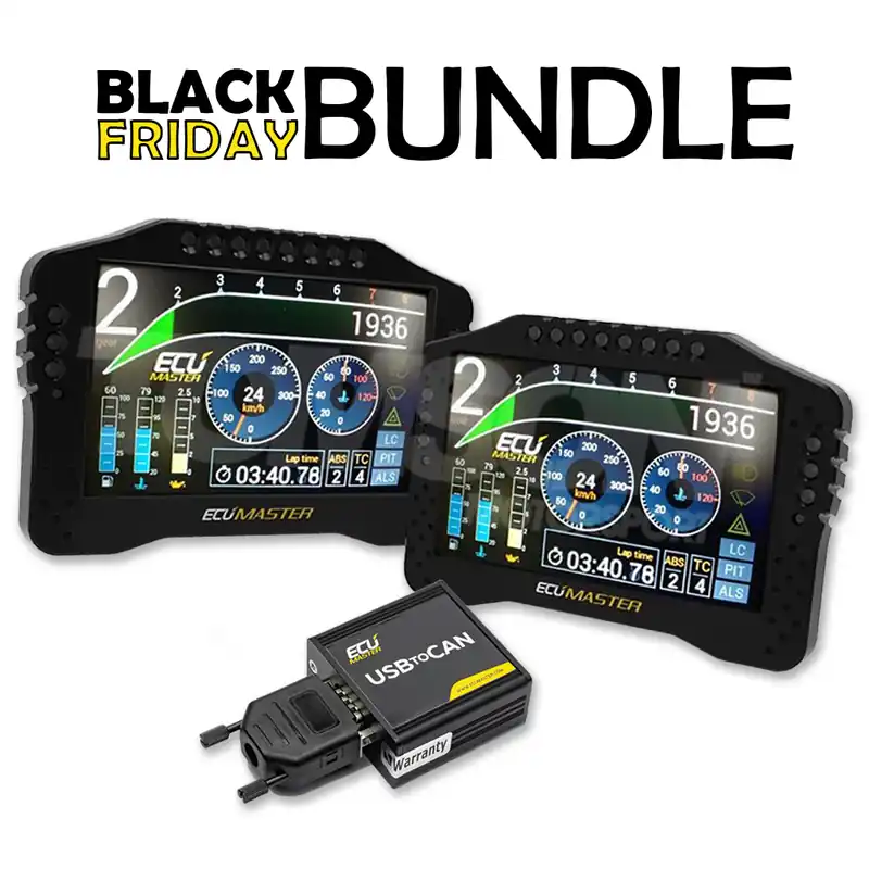 Darmowy zwrot Zestaw BlackFriday ECUMASTER ADU 7 Display + Moduł USB to CAN