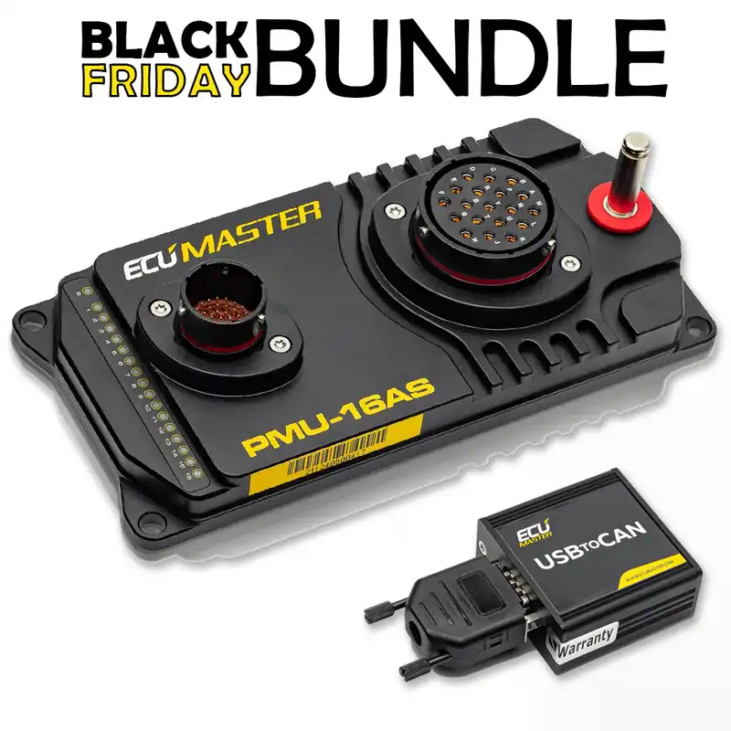 Wysoka jakość Zestaw Black Friday ECUMASTER PMU 16 AS Autosport Version + Moduł USB to CAN